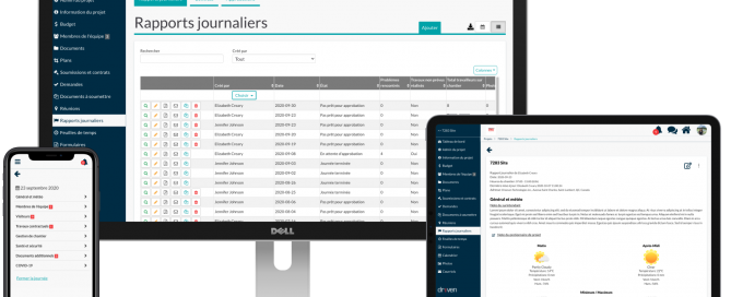 Rapports journaliers Dreeven CEGQ
