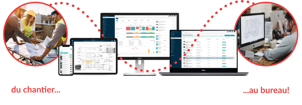 Du chantier... au bureau!