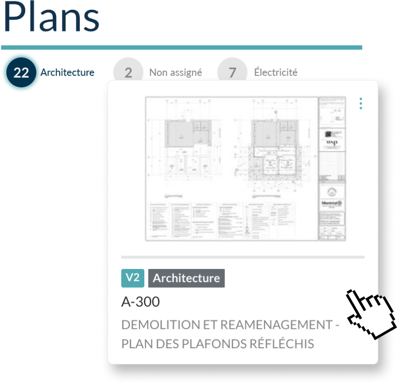 Fonctionnalité Dreeven: Plans